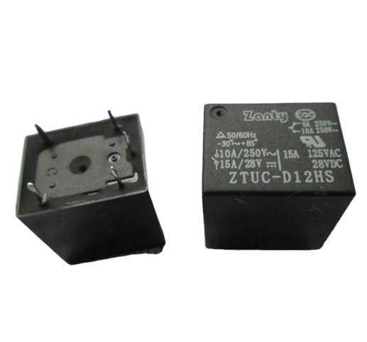 Schematic Symbol for ZTUC-D12HS: ZTUC-D12HS 22F-1C-12V 5-leg...